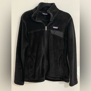 Patagonia, Fleece Full Zip Jacket, Black, Medium
